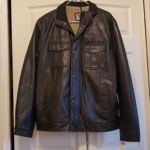 Men's Faux Leather Jacket